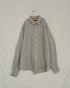 Linen Relaxed Unisex Shirt / Khakibeige・Frenchblue